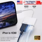 8pin To Hdmi Digital Cable Adapter For Ipad Iphone X 6 7 8 Plus 11 12 Ipad To Tv