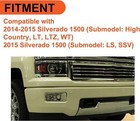 14-15 Gmc Silverado Front Lower Valance Panel Apron Compatible With 2014 2015