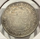1822 1 8 Dollar British West Indies Silver Coin - Anchor Money - F vf  f548 