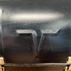 Vintage V Victory Metal Dome Top Lunch Box Work Pail Black Thermos Brand