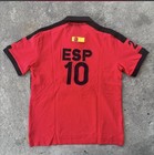 Polo Ralph Lauren Spain Rugby Polo Shirt Mens Size Large Red Esp 10 Big Pony