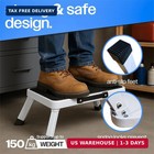 Foldable Step Stool  Adjustable Step Stool With A Non-slip Platform  Step Ladder