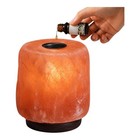 Himalayan Pink Salt Lamp With Aroma Tray - 7-8 Inch Natural Crystal Light