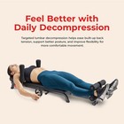 Back Pain Relieve Decompress Stretch Inversion Table Adjustable Posture Enhancer