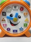 Fisher Price Laugh And Learn Orange Counting Clock Shapes Colors Toddler Toy