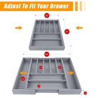 Kitchen Silverware Drawer Organizer And Storage Cabinet Utensil Rack Bathroom   