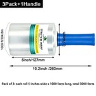 Stretch Film Shrink Wrap Roll - 80 Gauge 5  X 1000ft - Industrial Strength Pl   