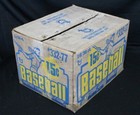 1977 Topps Baseball Wax Empty Trading Card Display Case