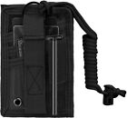 Tactical Molle Id Card Holder Badge Storage Bag Pouch With Adjustable Neck Strap