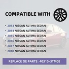 16 In Abs Hubcaps For 2013-2018 Nissan Altima Sedan   4-pack   6-spoke Wheel Cover