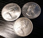 World Silver  British Crowns  British Virgin Islands  1964 Bermuda  1966 Bahamas