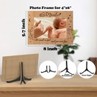 New Baby Gift Photo Frame - We Made A Wish And You Come True - Tiny Rustic 