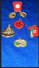 7 Vtg Michigan Tennessee Masonic Pin Lot York Rite Ram Past Master High Master