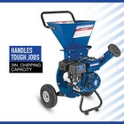 Powerhorse 3-in-1 Wood Chipper shredder  212cc Ohv Engine  3in  Chipping