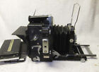 Vintage 1940 s Graflex 2x3 Speed Graphic Camera W  101mm Lens  2 Film Holders