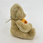 Fao Schwarz 12    Teddy Bear W  Duck Bib   Rattle Stuffed Animal Plush New Baby