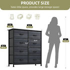 8 Drawers Dresser Gray Fabric Tower Chest Of Cabinet Storage Organizer Bedroom