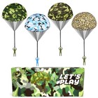 Parachute Toy For Kids Outdoor Toys Flying Parachute Men  Inside   Outside Army