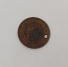 1949-d Lincoln Cent Encased Lucky Penny Stork Club - Holed