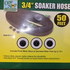 3 4  X 50 Ft  Flat Seeper Soaker Hose Yard Watering Irrigation