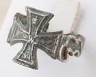 German Iron Cross Patt  e Ring Ww1 Pendant Wwi Germany Skull Bullet Trench Art