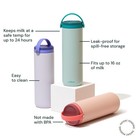 - Portable Breastmilk Cooler - Keeps Breast Milk Cold For 24 Hours - Stainles   