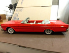 Yonezawa  y  Co 1965 Ford Galaxie 500 Convertible Tin Friction Car Made In Japan