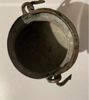 Antique Copper Cauldron Pot With Swing Handles