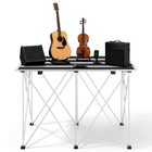 Portable Aluminum Folding Dj Table Stage Deck For Live Bands Events 220lb Load