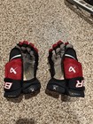 Bauer Vapor Hyperlite Hockey Gloves Black red Size 14