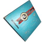 Vintage Gillette Grooming Aids For Men Sun Up Empty Box Turquoise Blue Vintage