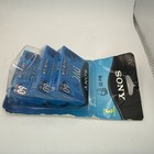 New Sony 3 Pack Dvc Digital Video Cassette Tape Mini Dv 60 Minutes Dvm60prr