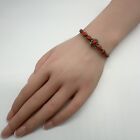 Vtg Roie Jaque Navajo Sterling Silver Coral Cuff Bracelet 15 2g  y38
