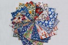 Assorted Cloth Napkins Set Hand Block Floral Printed Cotton Dinner Table Napkins