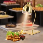 Tabletop 360       Rotating Food Heat Lamp Food Warming Light For Restaurant Kitchen