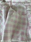 Alexander Wang Pink Gingham Ruffle Skort Y2k Flared Micro Shorts M