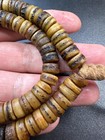 Handcrafted 10mm Yak Bone Kapala Mala   108 Beads   20 Tibetan Buddhist Rosary