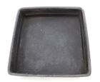 10 x 2  Commercial Aluminum Black Pizza Pan Seasoned Square