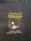 Vintage Ozzy Osbourne Local Crew World Tour Black T-shirt Sz Xl