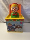 Vintage Red Box 1987 Jack In The Box  Wind-up Toy