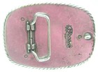 Nocona Cowboy Belt Buckle Longhorn Steer Silver And Gold Toned 4 x3 