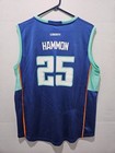 Vintage Reebok Wnba New York Liberty Becky Hammon  25 Basketball Jersey Womens L