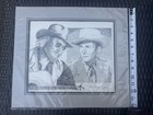 Hank Williams Jr  And Waylon Jennings    it s A Family Tradition   Pencil Sketch