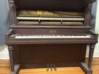 Kingsbury Upright Piano 88 Keys 3 Pedals Brown Mahogany Finish