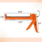 10 1 Thrust Ratio Caulking Gun Orange No Drip Sealant Applicator Tool