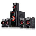 Befree Sound Bfs-410 5 1 Channel Surround Sound Bluetooth Speaker System In Red