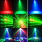 5 In 1 Party Effect Light Rgb Laser Projector Stage Lighting Dmx Dj Disco Remote