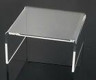 T z Tagz 3mm Thick 4 Inches High Clear Acrylic Riser Display Stands Packs Of 12