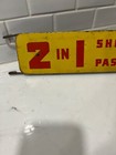 Rare Vintage Antique Metal Shoe Advertising Store Sign Dressings Paste Liquids