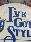 Vintage Pin Back Button Heileman s Old Style Lager Beer  ive Got Style  2-3 4 